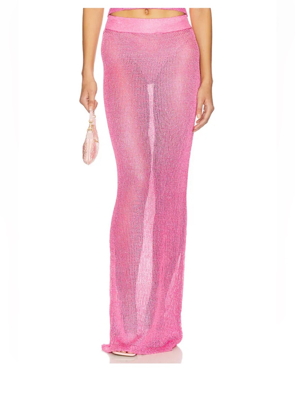 NWT superdown Miranda Maxi Skirt in Pink Sz M-L